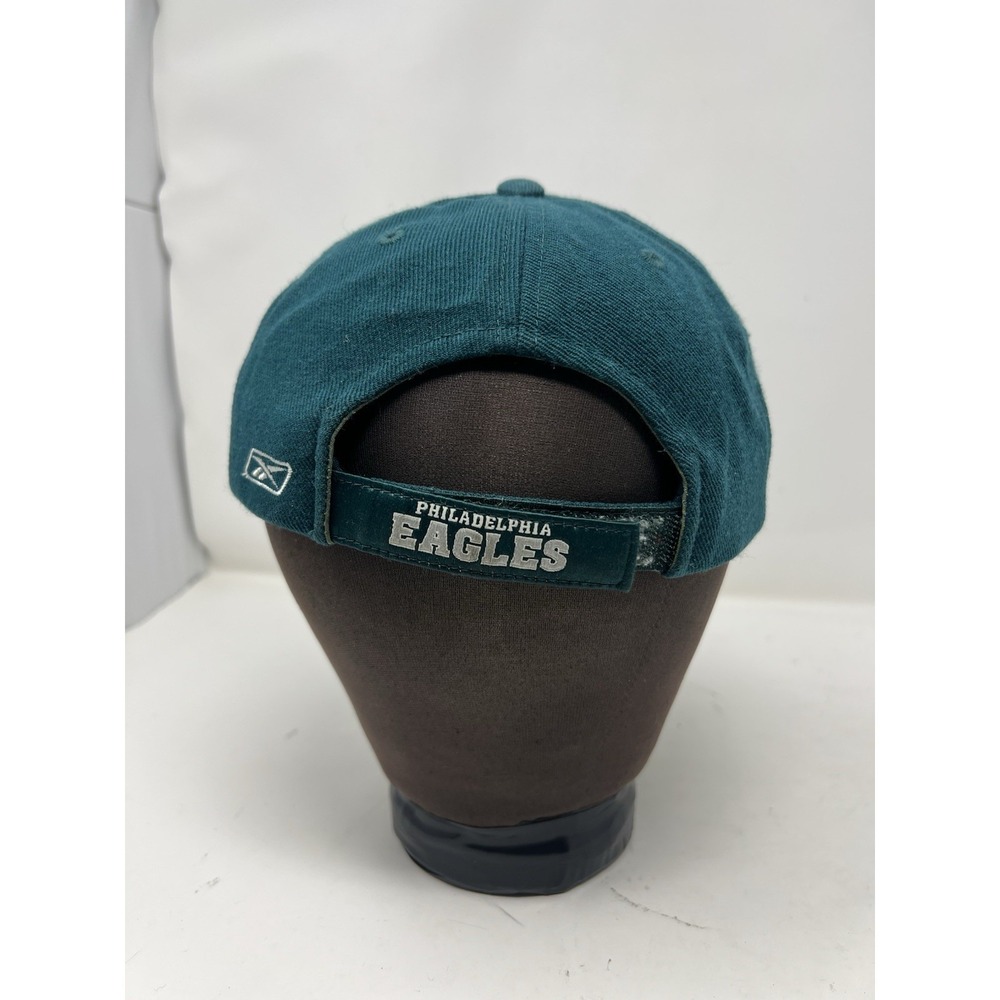 Reebok Philadelphia Eagles NFL Authentic Sideline Hat Green Adjustable Strapback - Picture 4 of 6